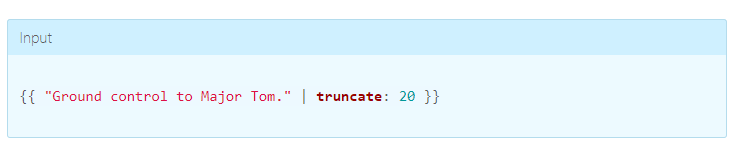 truncate按长度截断字符串